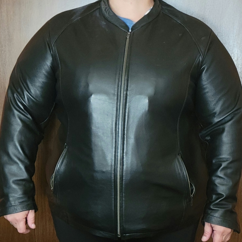 Womens Leather Jacket.